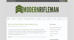 Desktop Screenshot of modernrifleman.net
